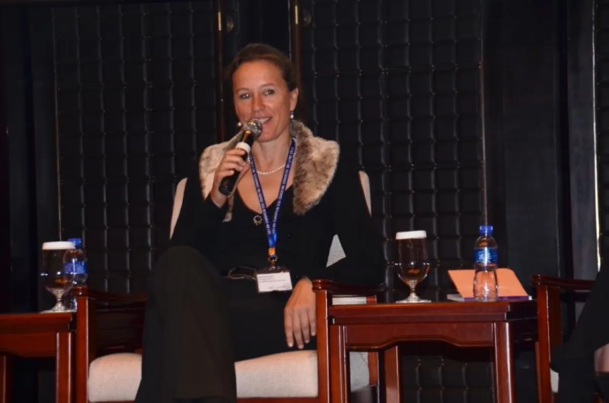 Antje Heimsoeth, Expertin für Leadership und mentale Stärke, als Teilnehmerin der Podiumsdiskussion