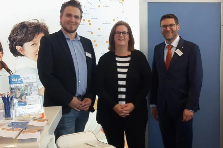 Bild: Im Dialog mit der Politik: BFW Oberhausen auf der REHACARE