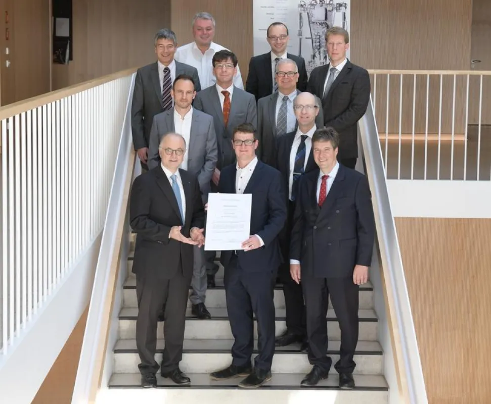 Feierliche Übergabe der Stiftungsurkunde (Hochschule Offenburg)