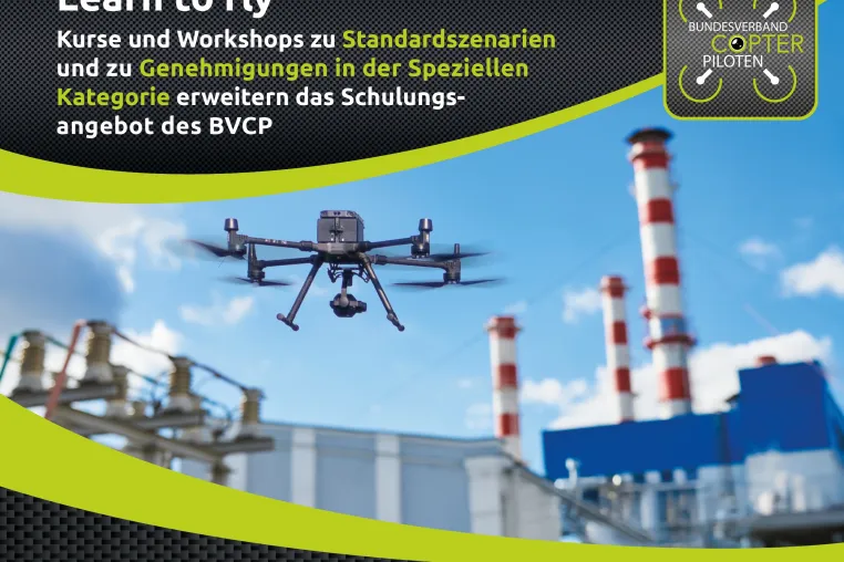 Bild: BVCP erweitert sein Schulungsangebot für Drohnen um Standardszenarien und Workshop für die Spezielle Kategorie