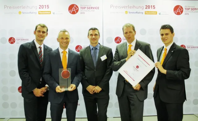 1. Platz für Jobware bei TOP SERVICE Deutschland 2015 Bild: 1. Platz für Jobware bei TOP SERVICE Deutschland 2015