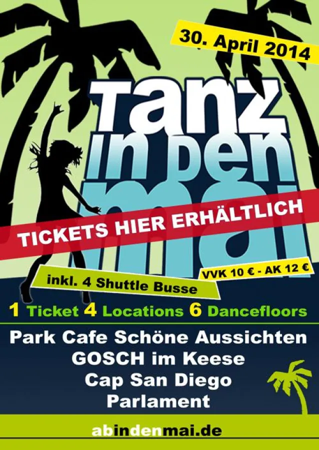 Flyer Tanz in den Mai