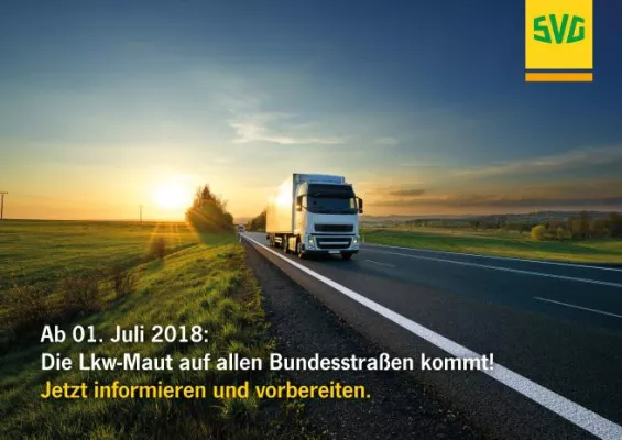Bild: SVG veranstaltet Roadshows und informiert über die Einführung der Lkw-Maut auf allen Bundesstraßen