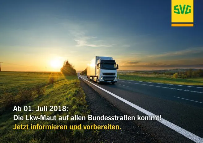 Bild: SVG veranstaltet Roadshows und informiert über die Einführung der Lkw-Maut auf allen Bundesstraßen
