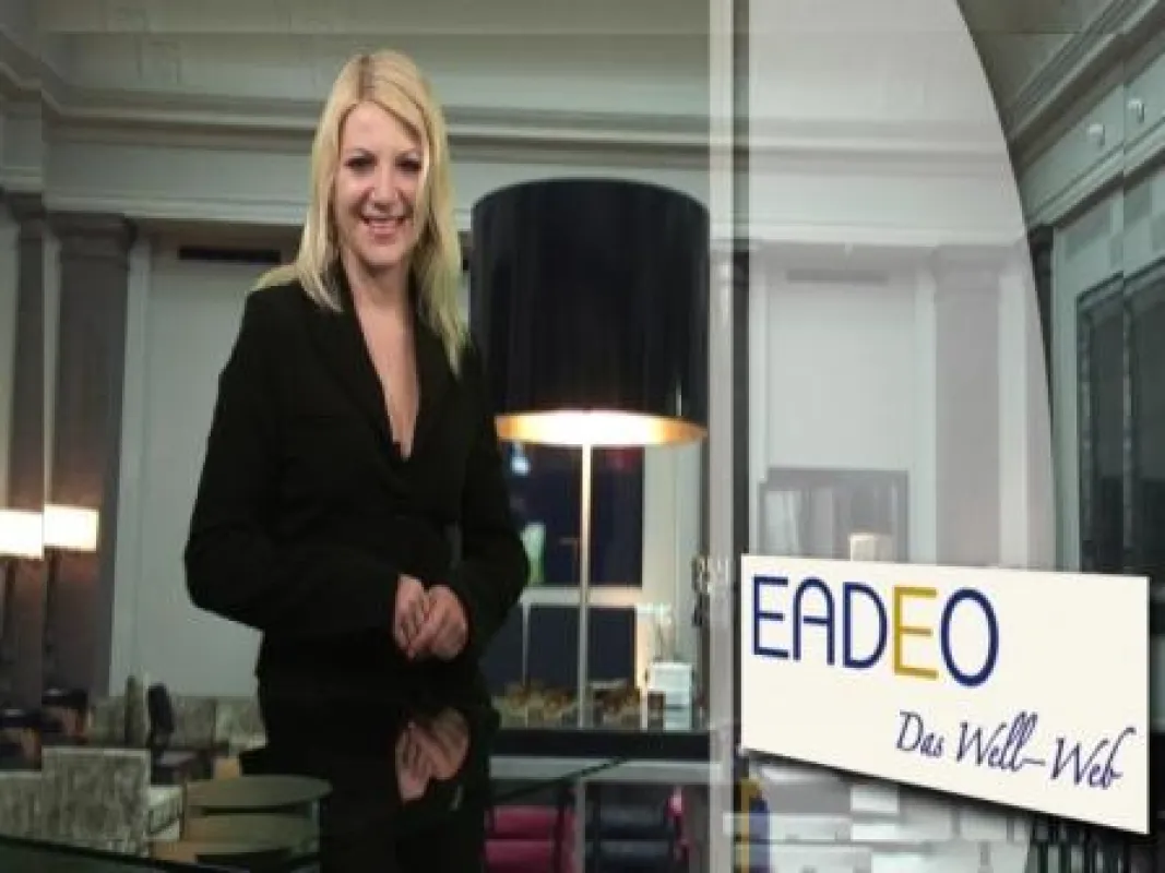 Moderatorin Isabella Belloni für EADEO (Screenshot aus Imageclip)