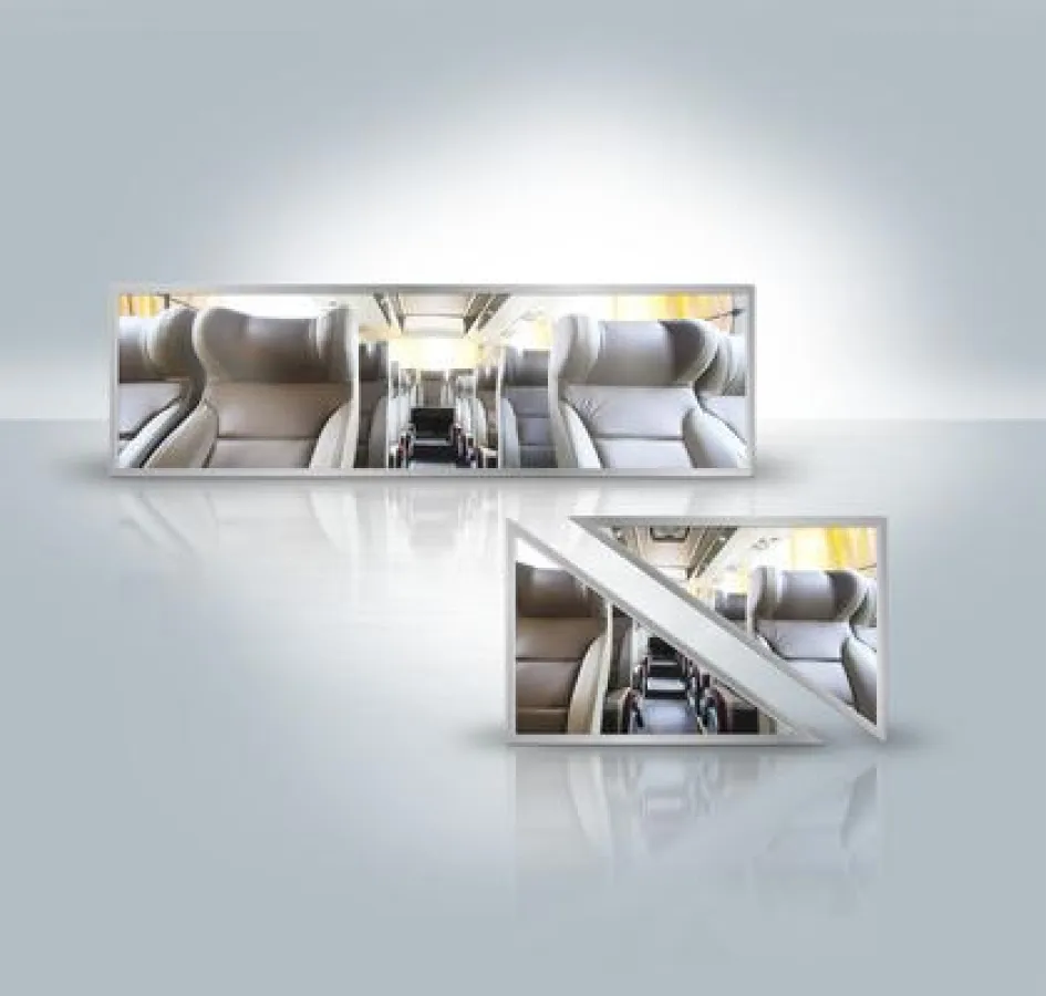 TFT-Displays in Sonderformen von Extra-Breitwand bis dreieckig für Industrie und Digital Signage