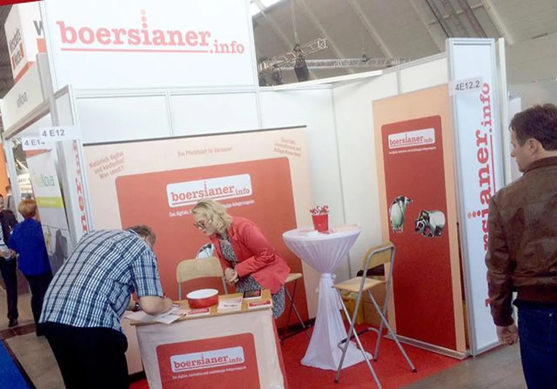 boersianer.info-Messestand (auf der Invest in Stuttgart 2015)