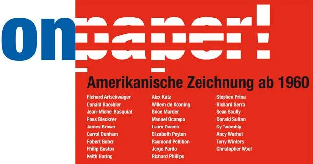 Bild: Amerikanische Kunst  „on paper“  Jahresausstellung der Gesellschaft für Gegenwartskunst in Augsburg