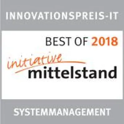 Bild: steadyPRINT mit Prädikat BEST OF 2018 ausgezeichnet