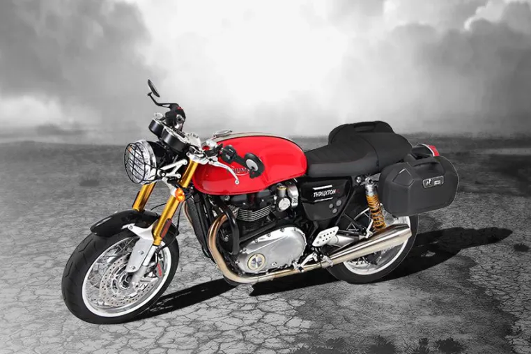 Bild: Neues Gepäckzubehör für die 2016er TRIUMPH Thruxton 1200 / R.