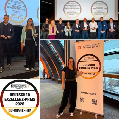 Bild: Deutscher Exzellenz-Preis 2026 für NINIC GmbH. Arbeitswelten ganzheitlich neu gedacht