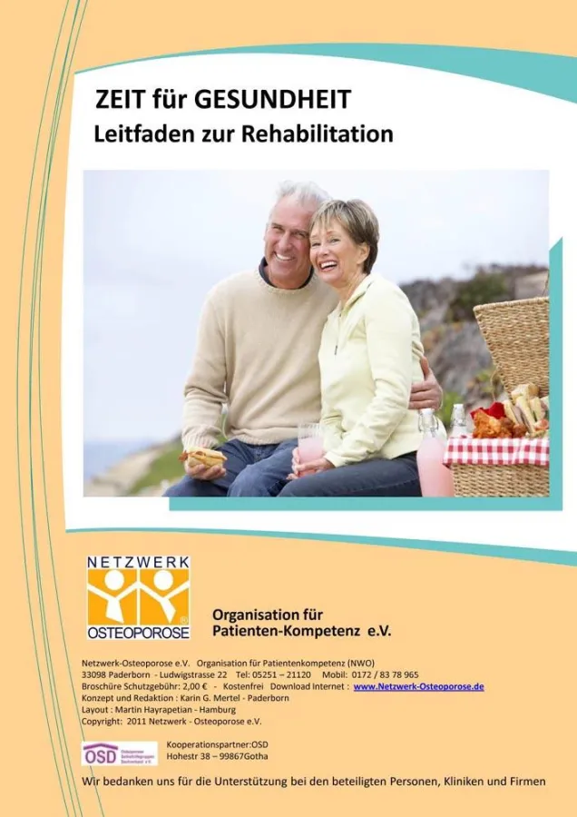 Zeit für Gesundheit -  Leitfaden zur Rehabilitation. Zusammengestellt von Karin G. Mertel