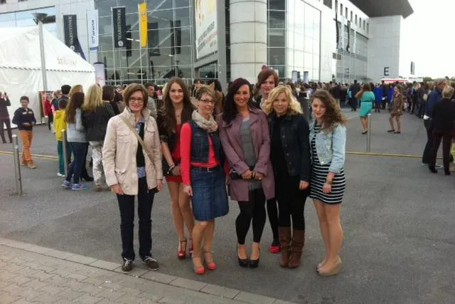 Bild: Göttinger Werbeagentur beim Finale von Germanys next Topmodel