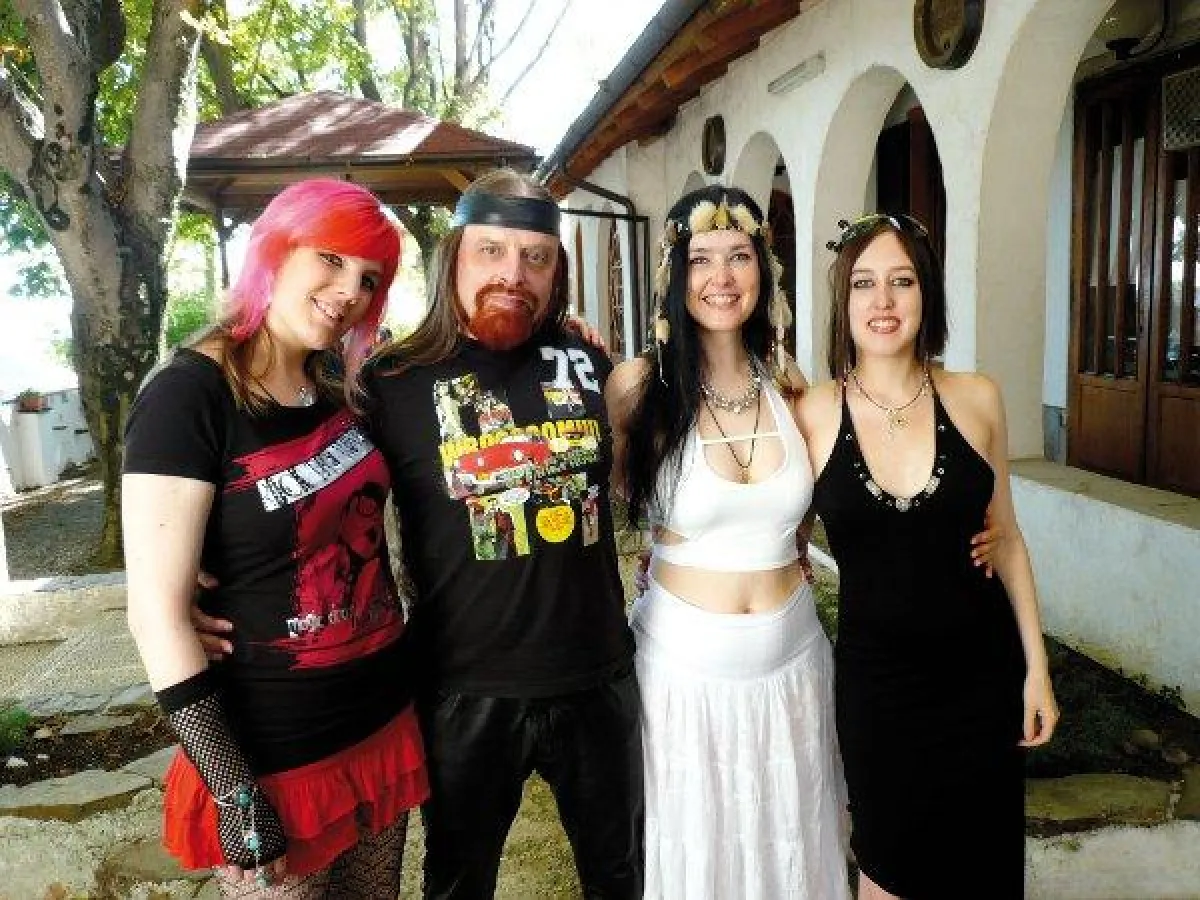 Michel Montecrossa and his band The Chosen Few