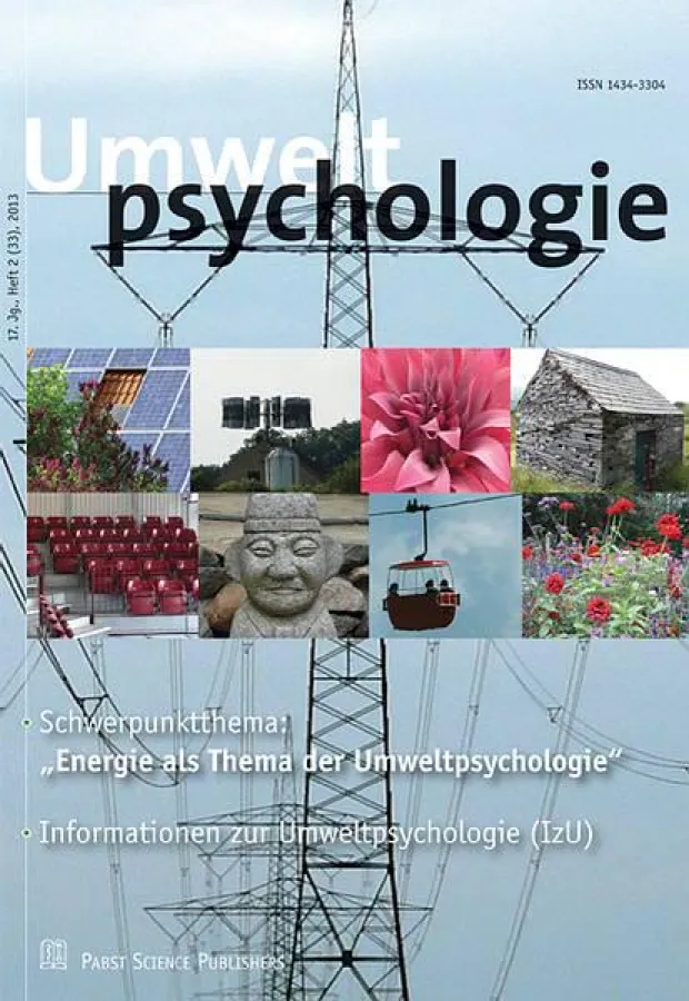 Umweltpsychologie 2/2013