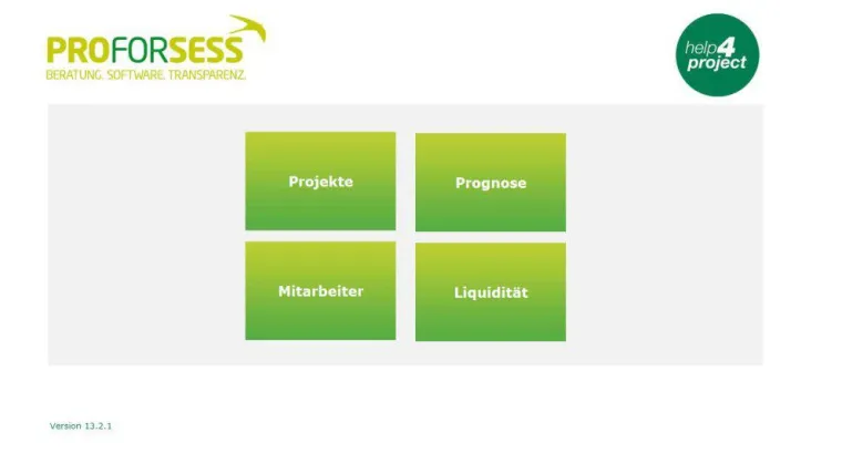 Bild: Ad-hoc-Reporting mit dem help4project Dashboard