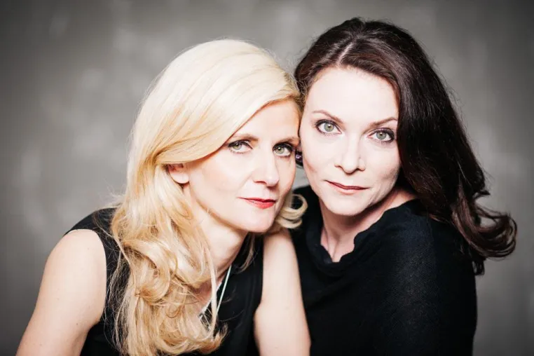 Bild: Das Klavierduo Anna und Ines Walachowski am 31. Januar 2019 in Eichstätt