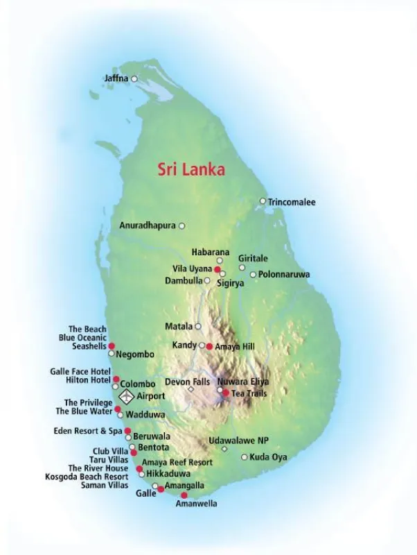 Sri Lanka: Tropfenförmige Trauminsel im Indischen Ozean