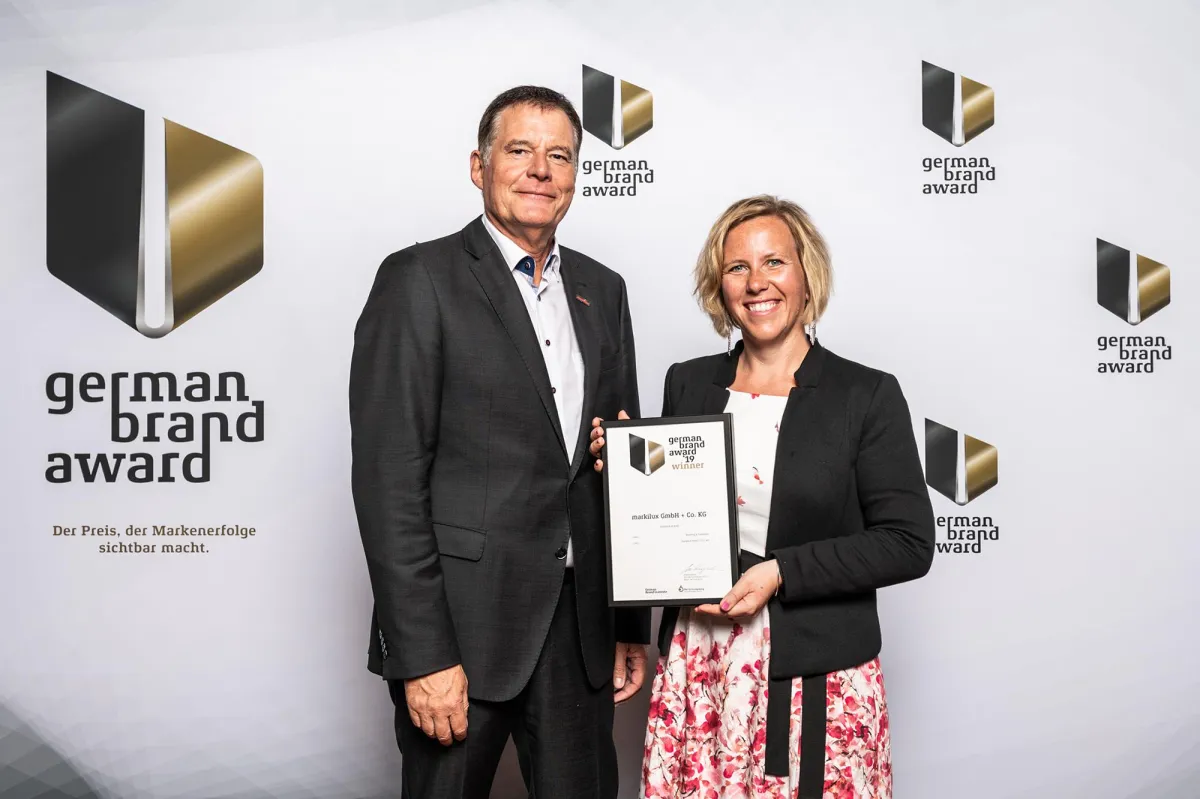 markilux erhielt die Auszeichnung „Product Brand of the Year“ des German Brand Awards.