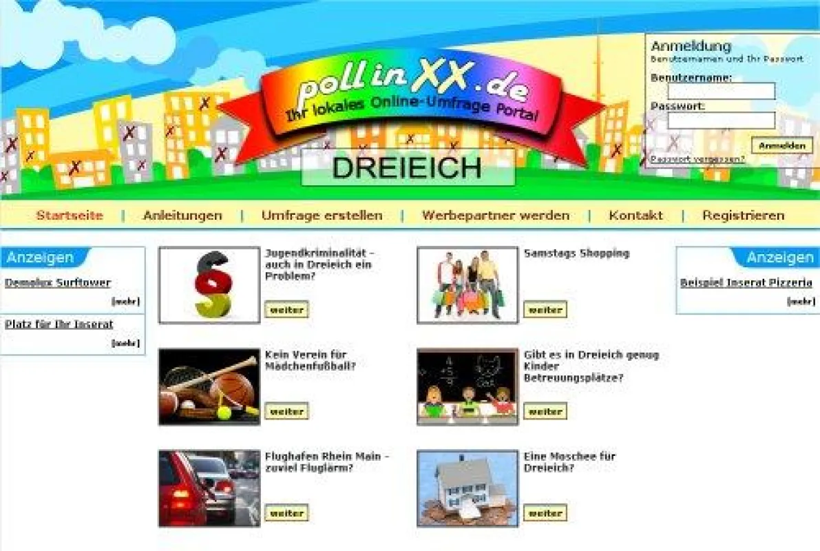 www.pollinxx.de: Umfrage-Portal für das Rhein-Main-Gebiet