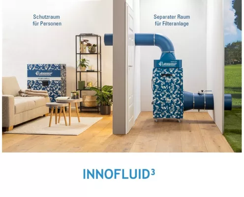 Innofluid stellt Filteranlage zum Schutz vor nuklearer und chemischer Bedrohung vor Bild: Innofluid stellt Filteranlage zum Schutz vor nuklearer und chemischer Bedrohung vor
