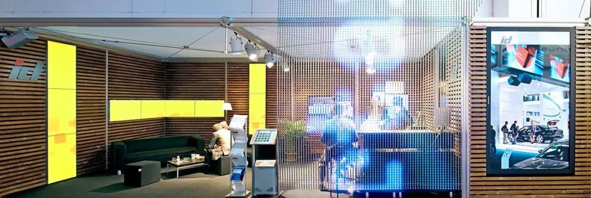 ict Messestand auf der Prolight+Sound 2007, Frankfurt/Main