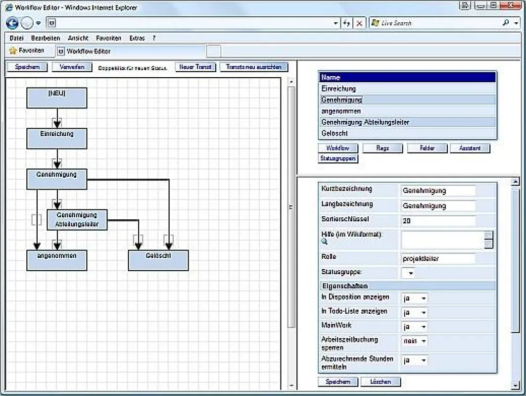Screenshot MyControl Workflow Server 5