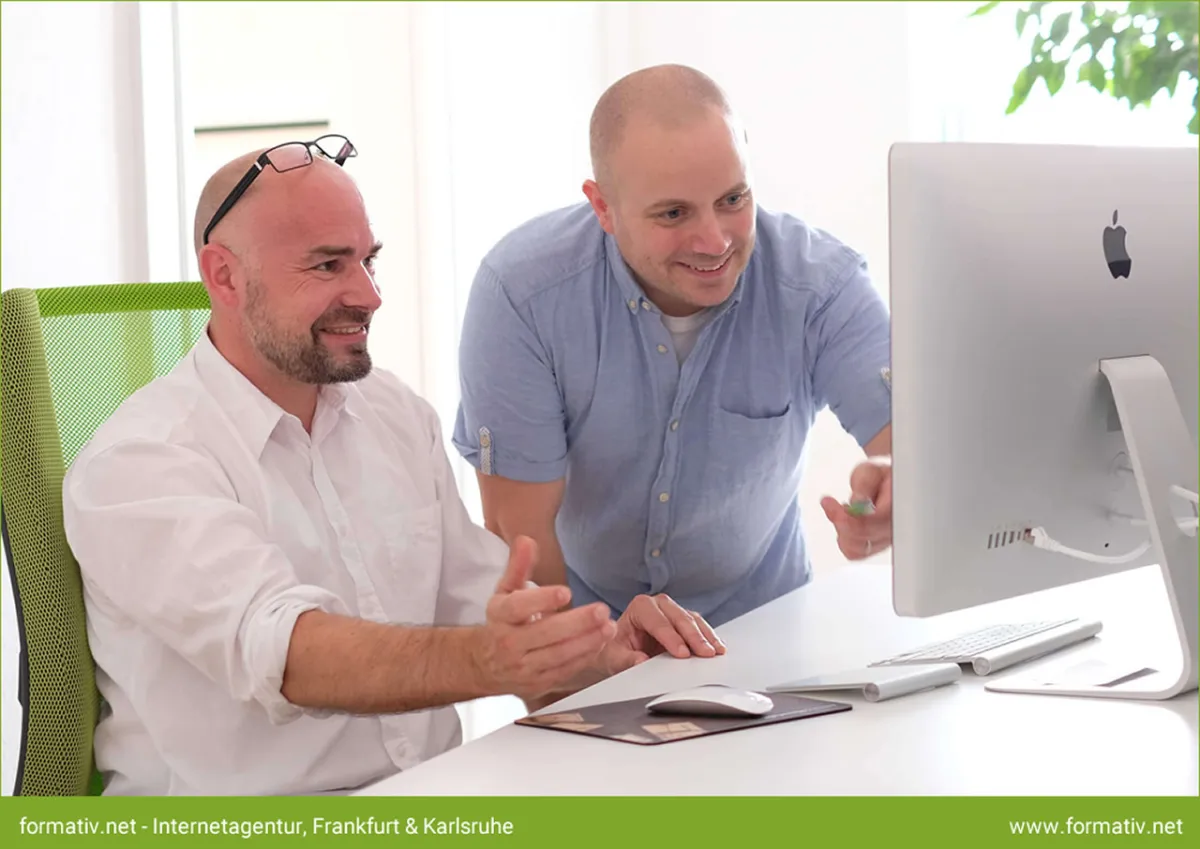 20 Jahre formativ.net Internetagentur, Agenturgründer Holger Rückert und Sebastian Mohila (vlnr)