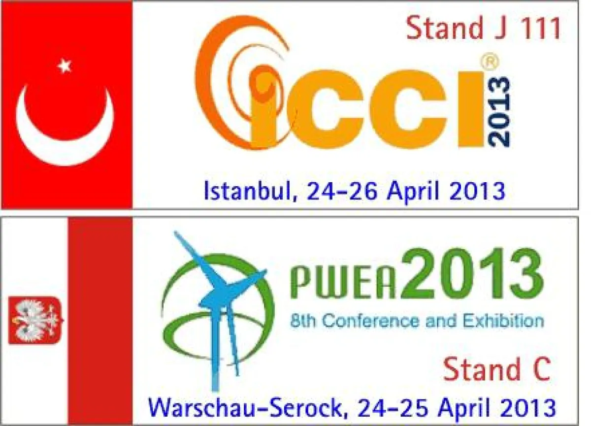 BBB auf der icci in Istanbul und der PWEA nahe Warschau