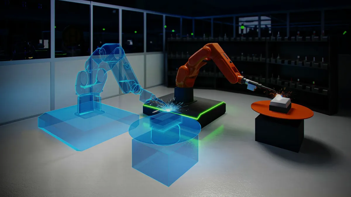 Digitaler Zwilling im Maschinenbau (Quelle: Bosch) (© Bosch Pressematerial)
