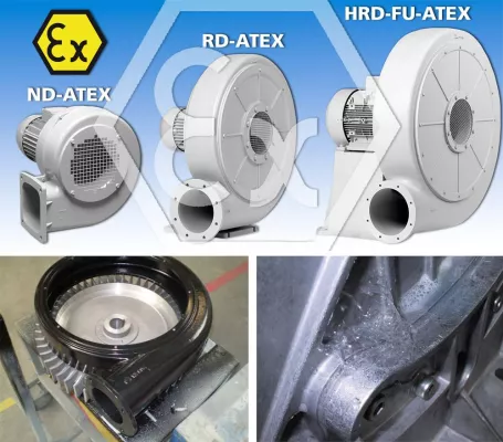 Bild: Maßgeschneiderte Lösungen für den Explosionsschutz - ATEX-Ventilatoren von Elektror