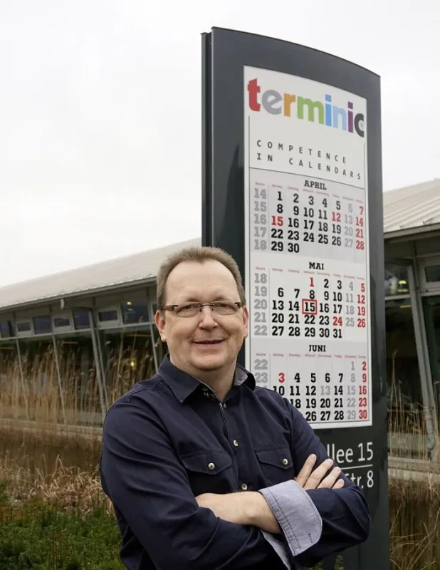 Michael Rügler verstärkt als Produktionsleiter das Team des Kalenderherstellers ter