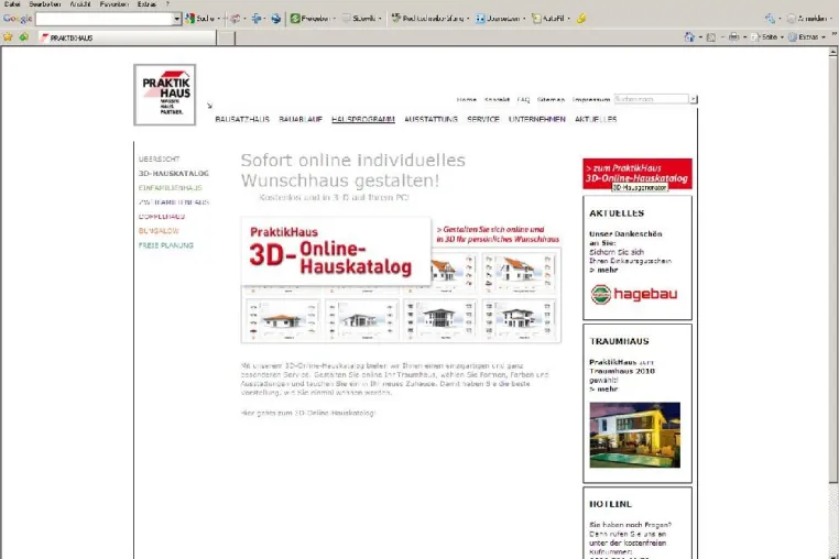 Bild: PraktikHaus bringt den 3D-Online-Hauskatalog kostenlos auf den PC! Gestalten Sie online Ihr Wunschhaus.