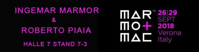 Bild: Roberto Piaia bei Marmomac 2018 Messe Verona