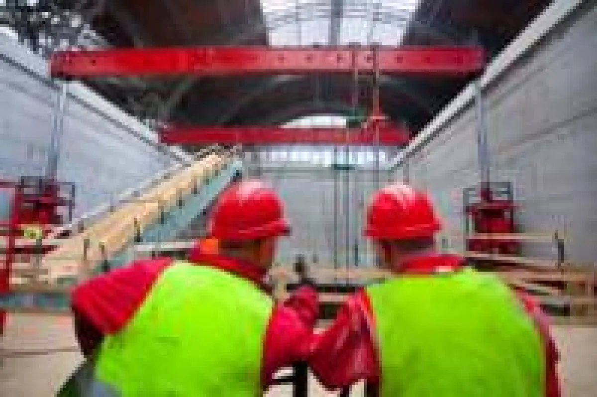 Scholpp in Leipzig: Treppenmontage im Citytunnel (Foto: Jan Felber)