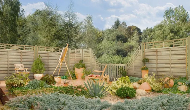 Bild: Blickschutz: mit Zäunen gestalten und schützen