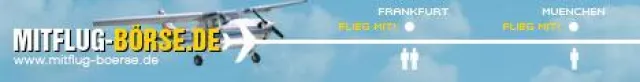 MITFLUG-BOERSE.de - Die Mitflugzentrale im Internet Bild: MITFLUG-BOERSE.de - Die Mitflugzentrale im Internet