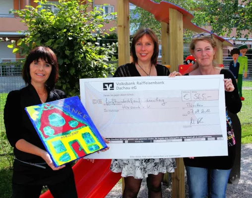 Slim & Joy spendet Tombolaerlös für Horizont e.V. Bild: Slim & Joy spendet Tombolaerlös für Horizont e.V.