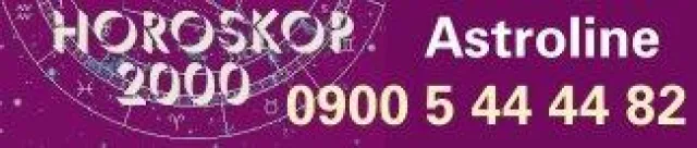 Bild: Astroline Horoskop2000 - nur mit vom Dt. Astrologen-Verband geprüften Astrologen