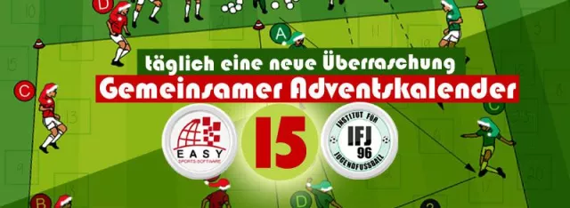 Bild: Adventskalender-Aktion von easy Sports-Software und Institut für Jugendfußball