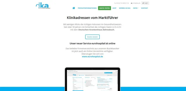 60 Jahre dka - Marktführer im Adressmarketing auf dem Gesundheitssektor feiert Jubiläum Bild: 60 Jahre dka - Marktführer im Adressmarketing auf dem Gesundheitssektor feiert Jubiläum