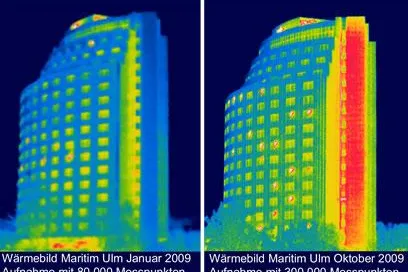 Bild: Thermografie von Gebäuden in Ulm und Neu-Ulm jetzt mit vier mal besserer Auflösung