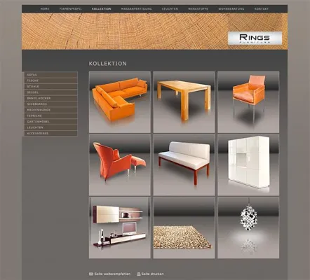 Bild: Anspruchsvolle Möbel-Präsentation online