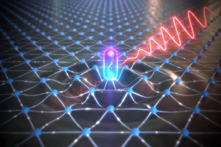 Das optische Leuchten von Quantenkristallen Bild: Das optische Leuchten von Quantenkristallen