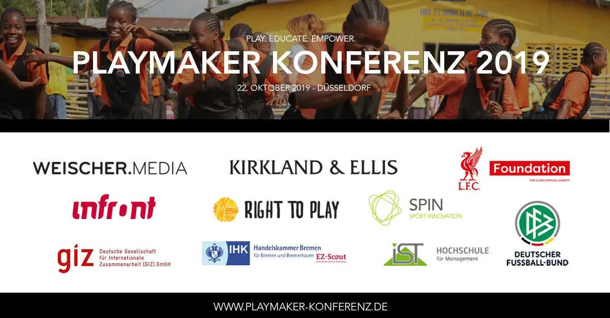 Playmaker Konferenz 2019: Engagements in Sport und Entwicklung aus Unternehmersicht