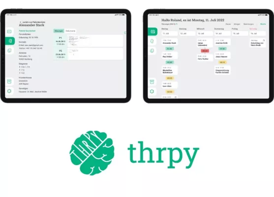 thrpy Software: Erstmals revisionssicheres Arbeiten für Psychotherapeuten auf dem iPad möglich Bild: thrpy Software: Erstmals revisionssicheres Arbeiten für Psychotherapeuten auf dem iPad möglich