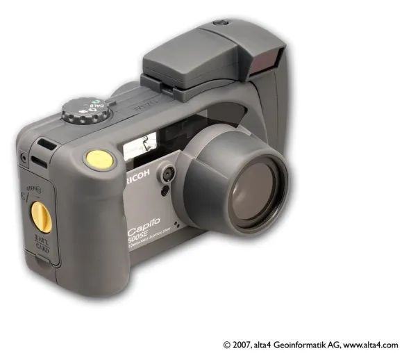Bild: Data-Imaging: Komplett-Lösung mit Digitalkamera Ricoh 500SE, Barcode-Scanner und alta4-Software
