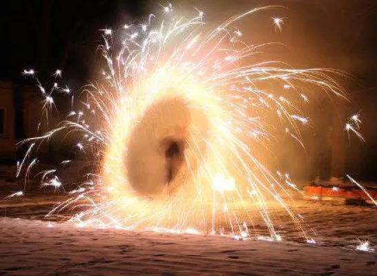 Feuershow im Stil der zwanziger Jahre Bild: Feuershow im Stil der zwanziger Jahre