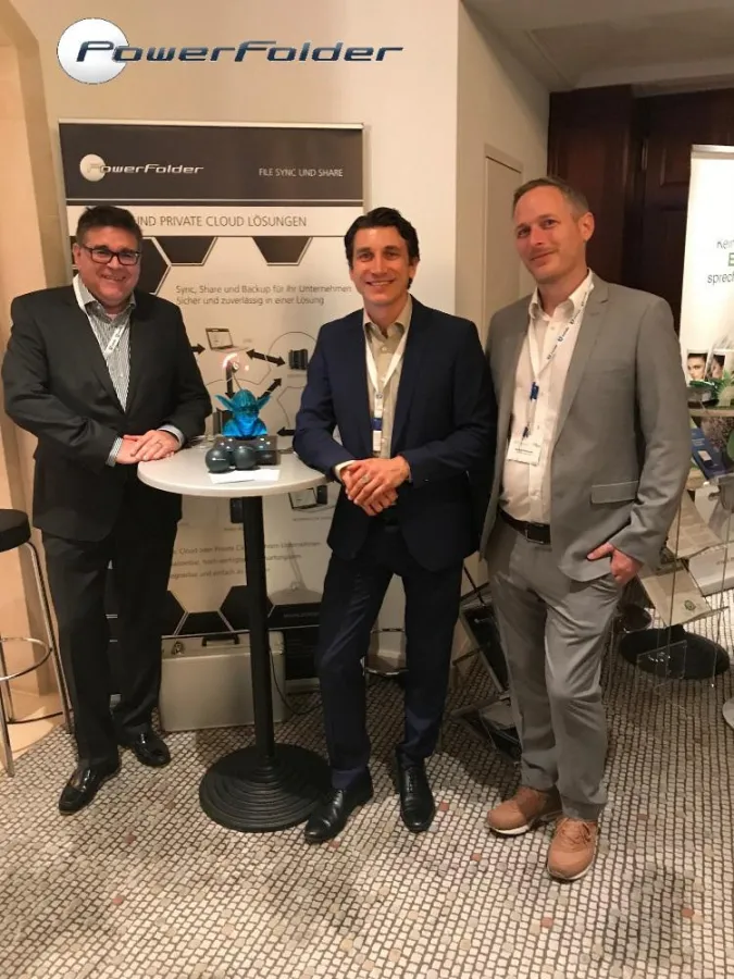 Das PowerFolder-Team auf der PITS 2018