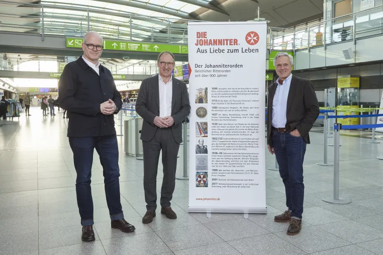 22.000 Euro für den guten Zweck - Johanniter-Hilfsgemeinschaft Dortmund und Dortmund Airport ziehen Bilanz Bild: 22.000 Euro für den guten Zweck - Johanniter-Hilfsgemeinschaft Dortmund und Dortmund Airport ziehen Bilanz